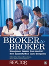 Broker to Broker
